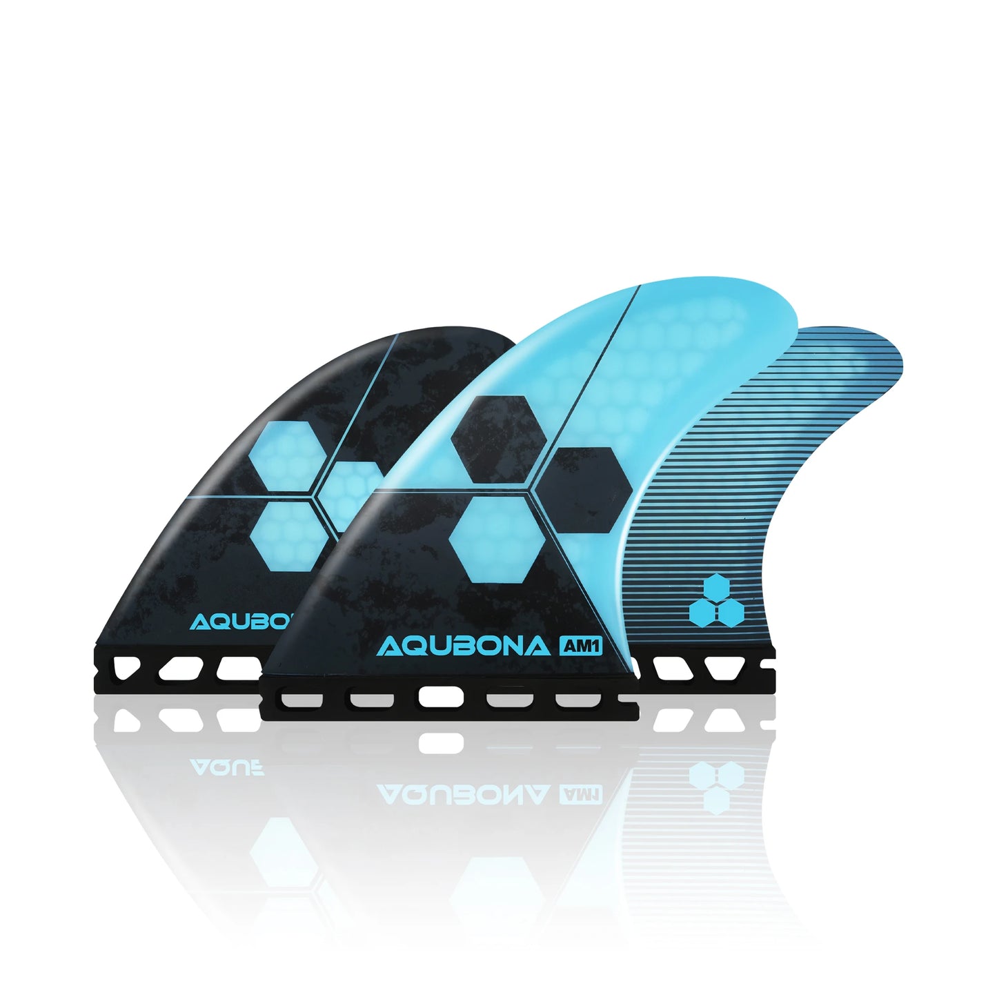 AQUBONA Honeycomb Fiberglass Surfboard Fins