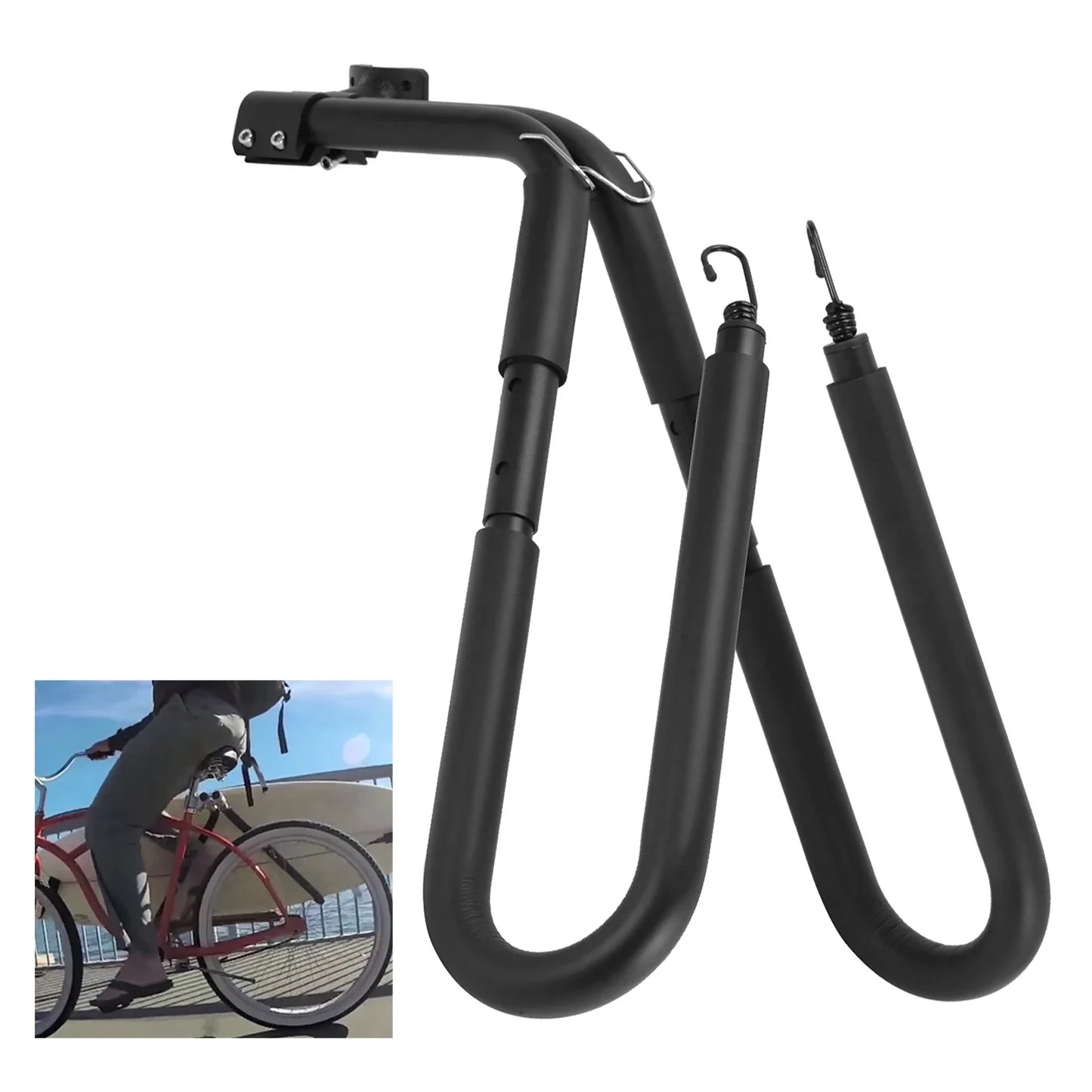 Surfboard Rack/Side Support for Motorcycle and Bicycle