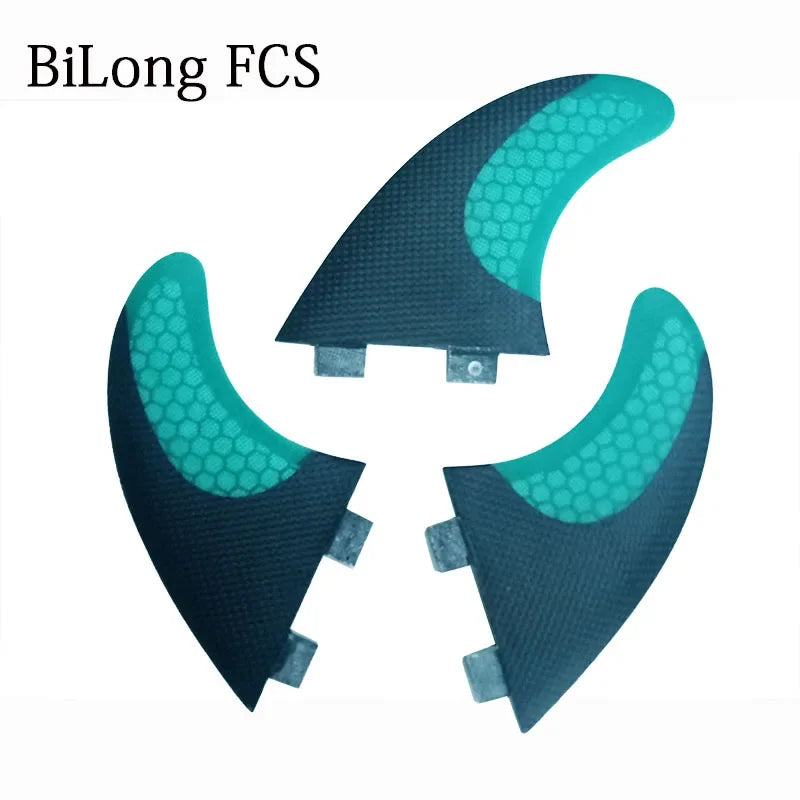 Quillas de tabla de surf BiLong FCS FINS en fibra de vidrio